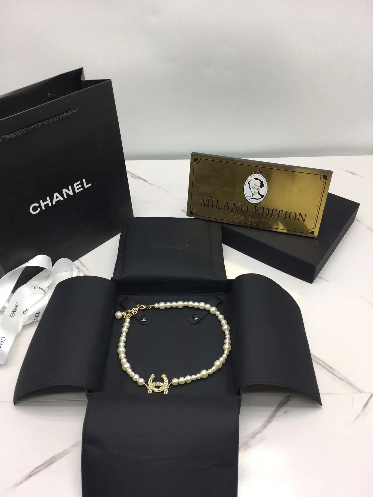 샤넬 chanel 펄 초커