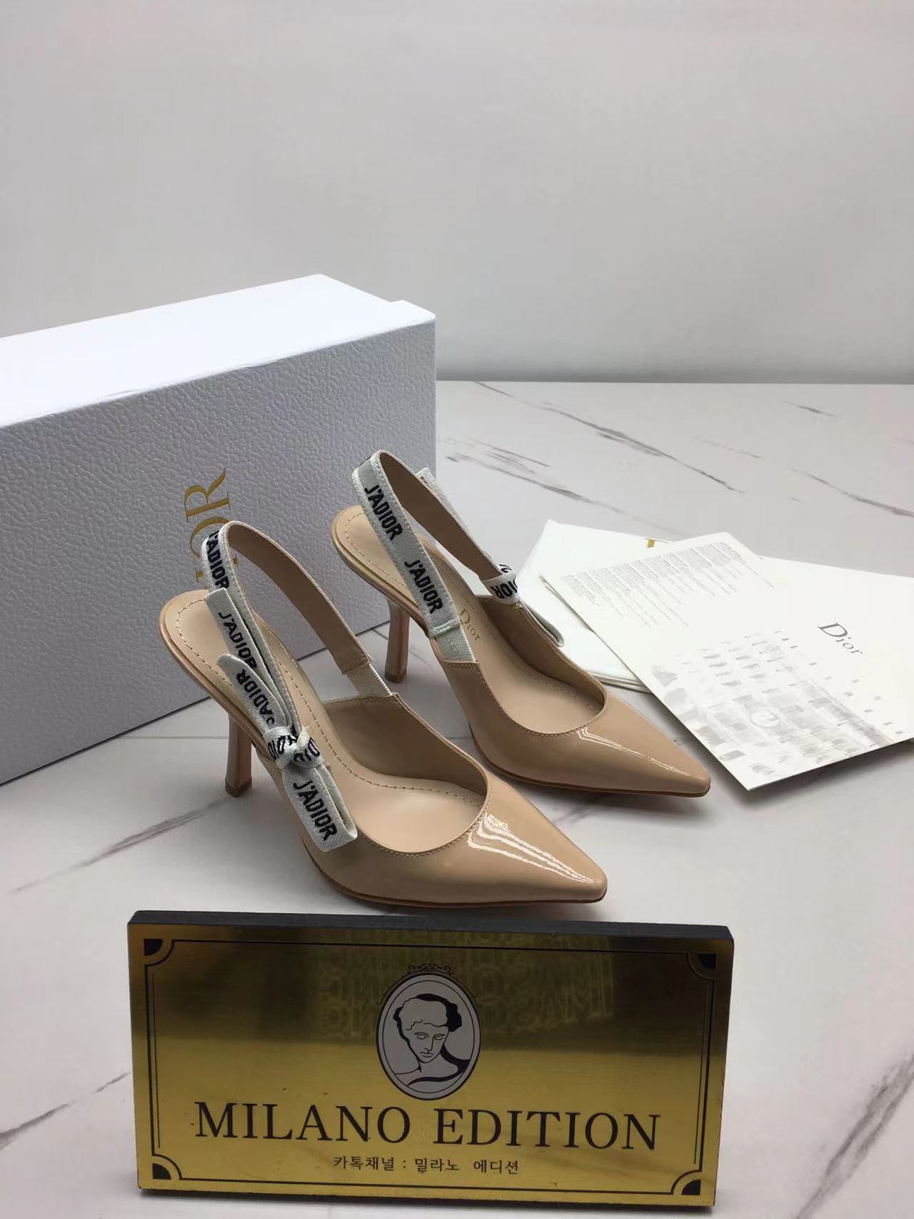 디올 J`a dior 슬링백 힐 (굽1.5cm/6.5cm/9.5cm)