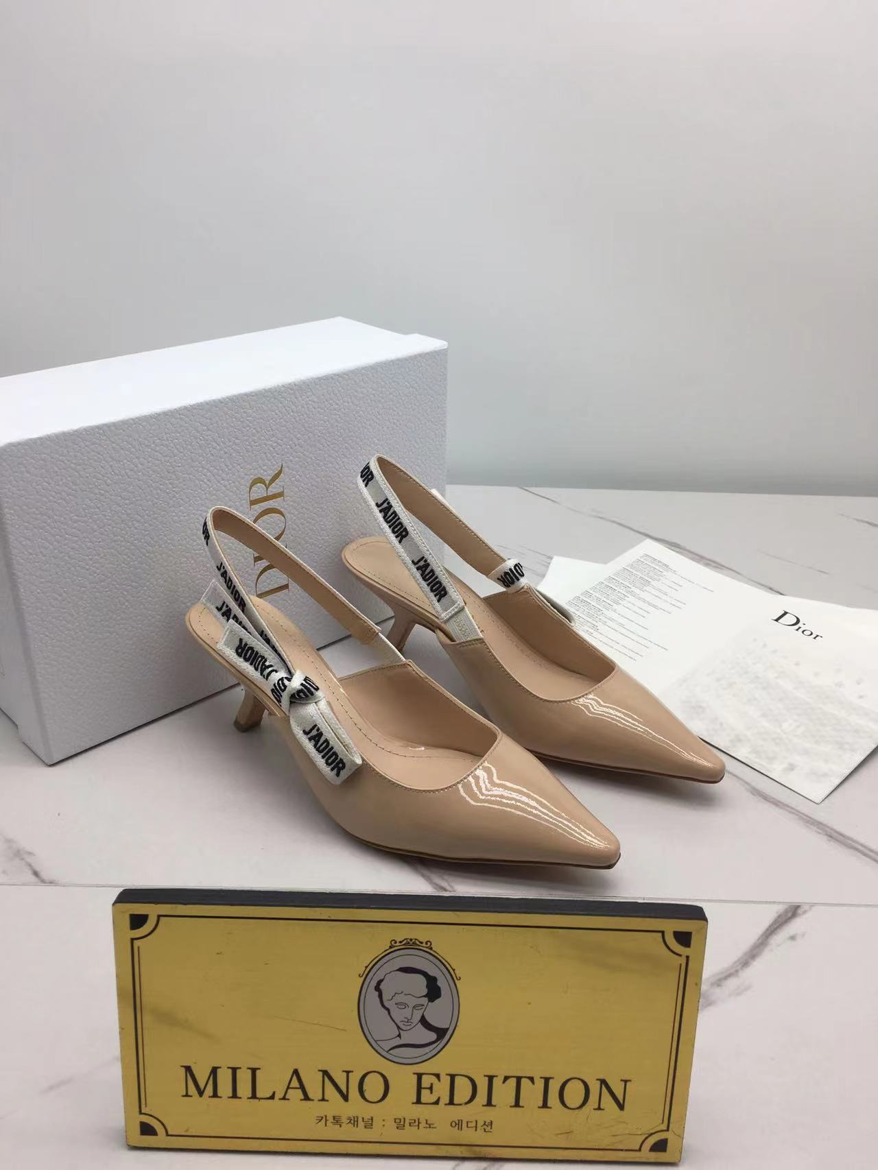 디올 J`a dior 슬링백 힐 (굽1.5cm/6.5cm/9.5cm)