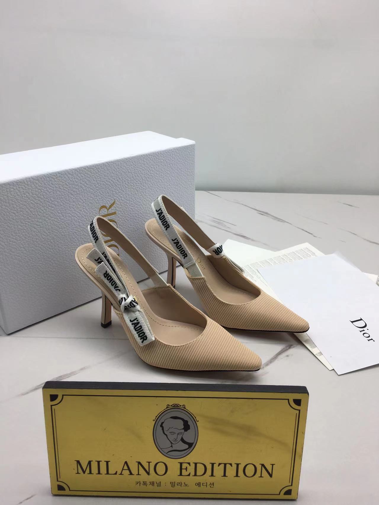 디올 J`a dior 슬링백 힐 (굽1.5cm/6.5cm/9.5cm)