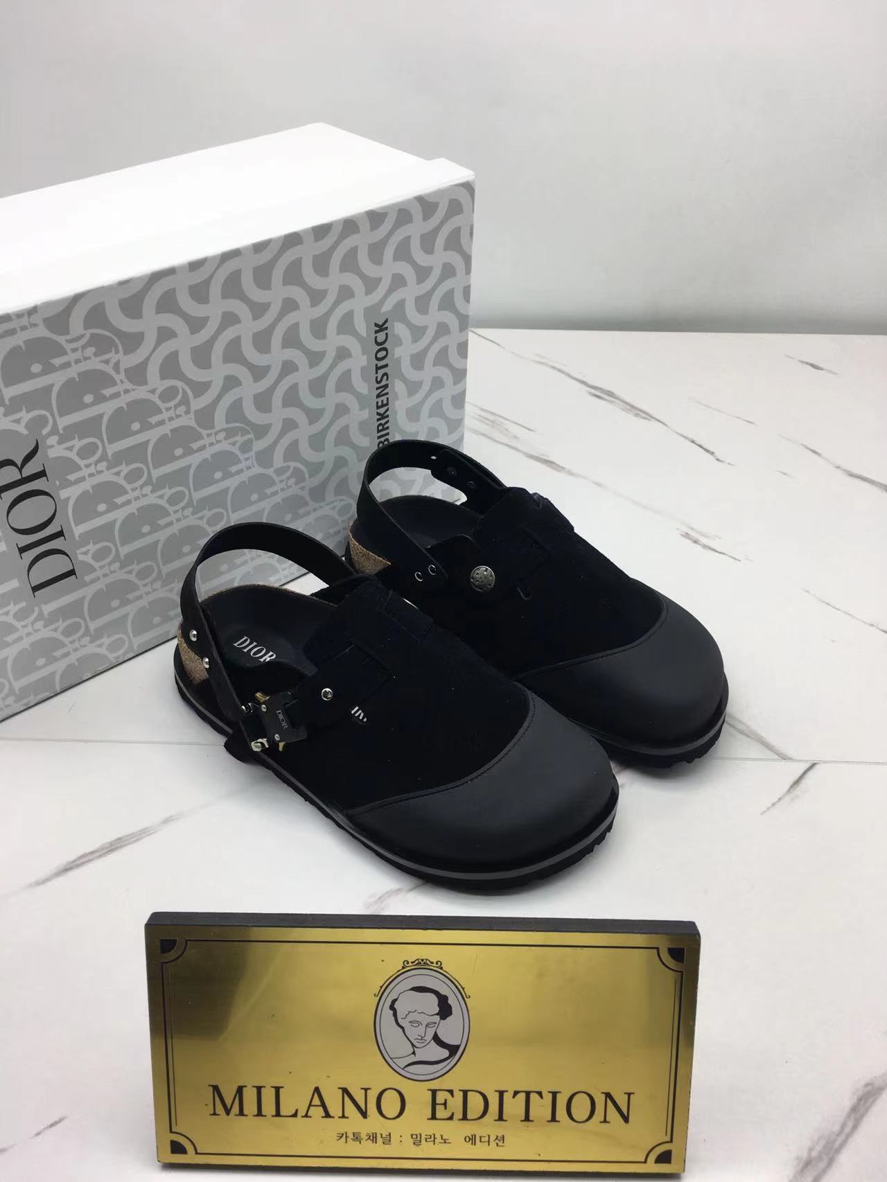 디올 cd x birkenstock 토키오 뮬 (남녀공용)