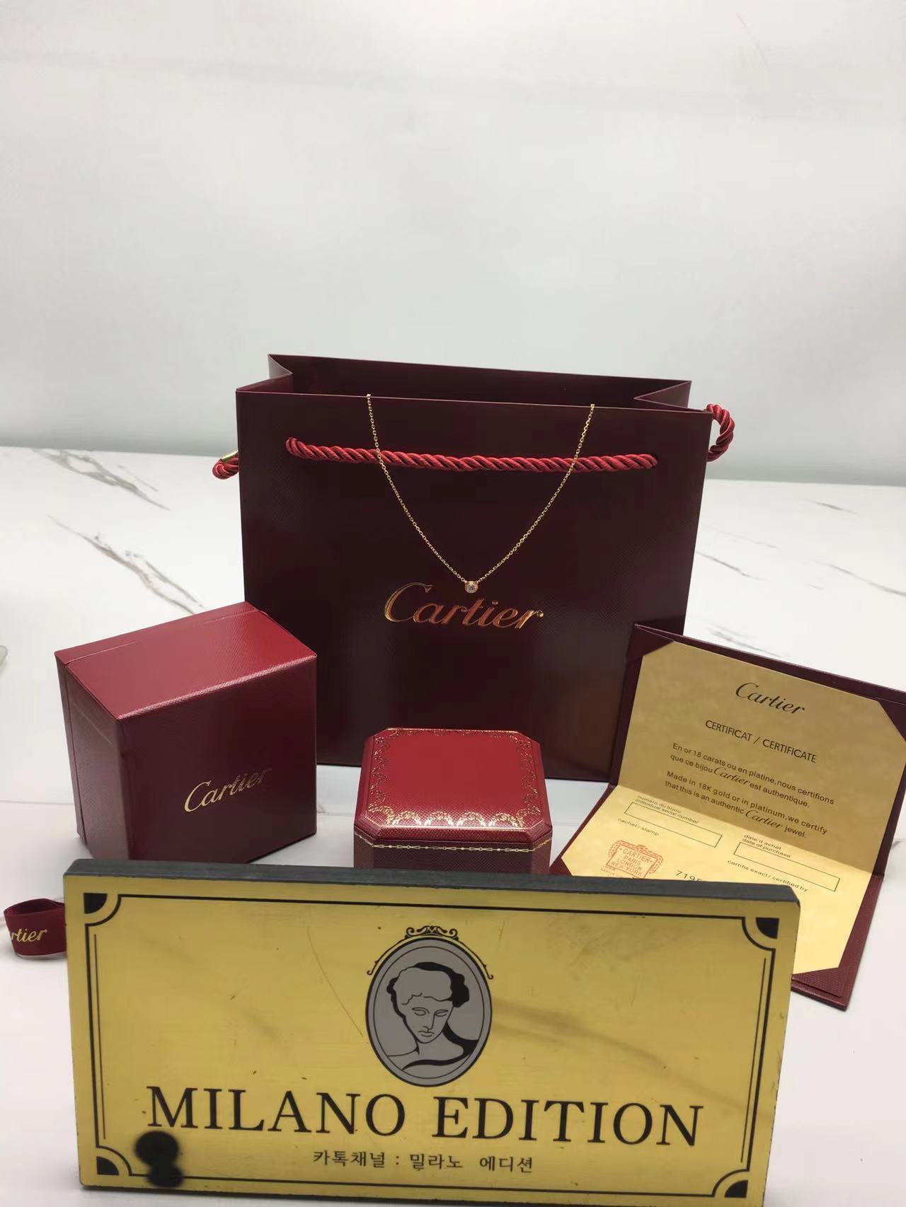 까르띠에 cartier 다무르 목걸이 (컬러 로즈골드)