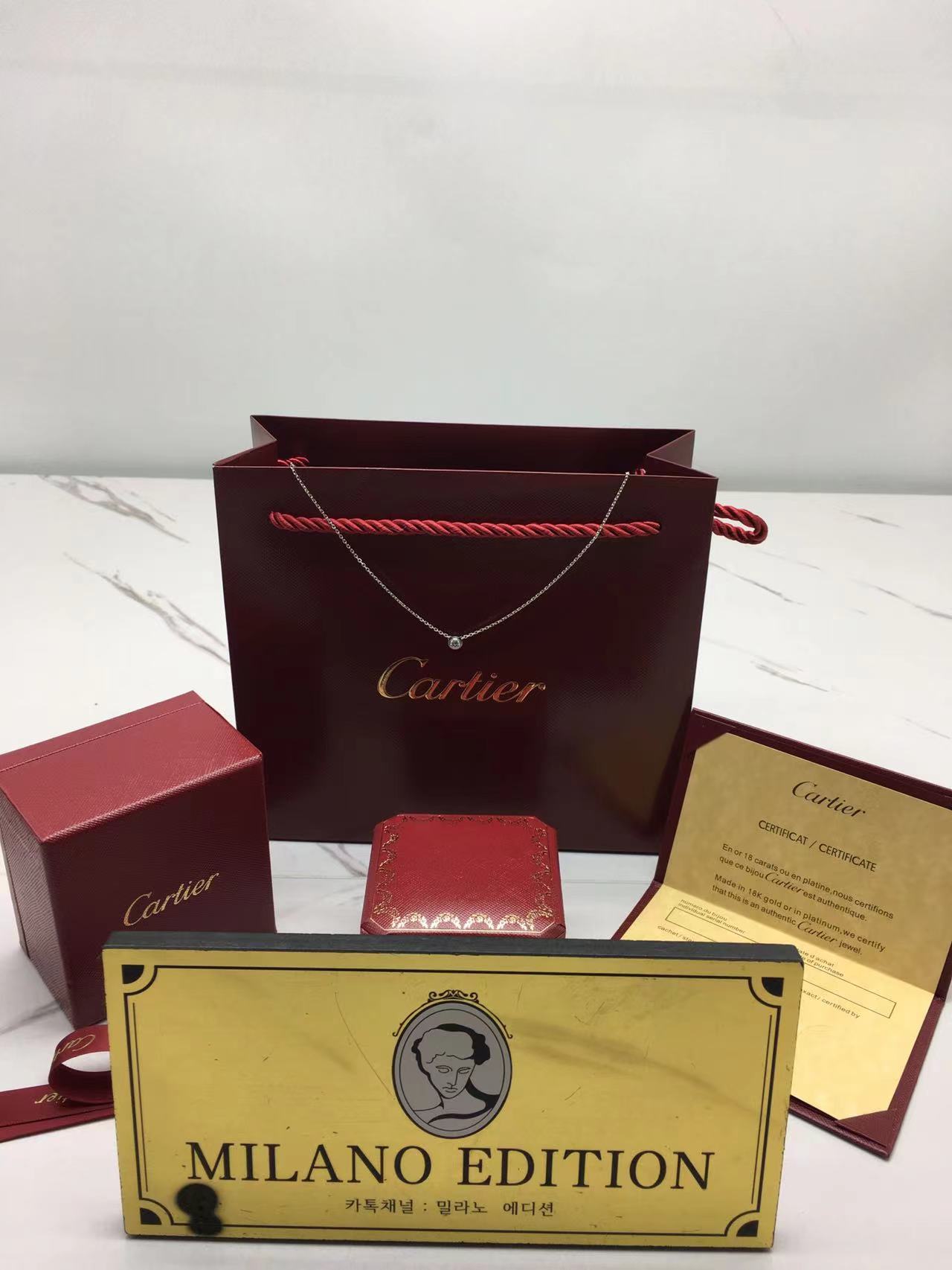 까르띠에 cartier 다무르 목걸이 (화이트골드)