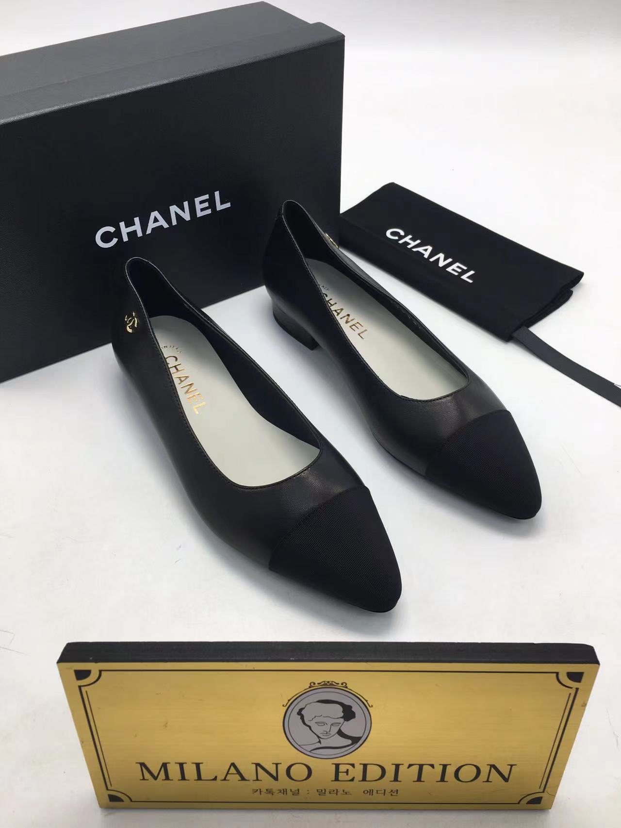 샤넬 23ss chanel 발레리나 플랫 (굽 2cm) (upgrade ver.)