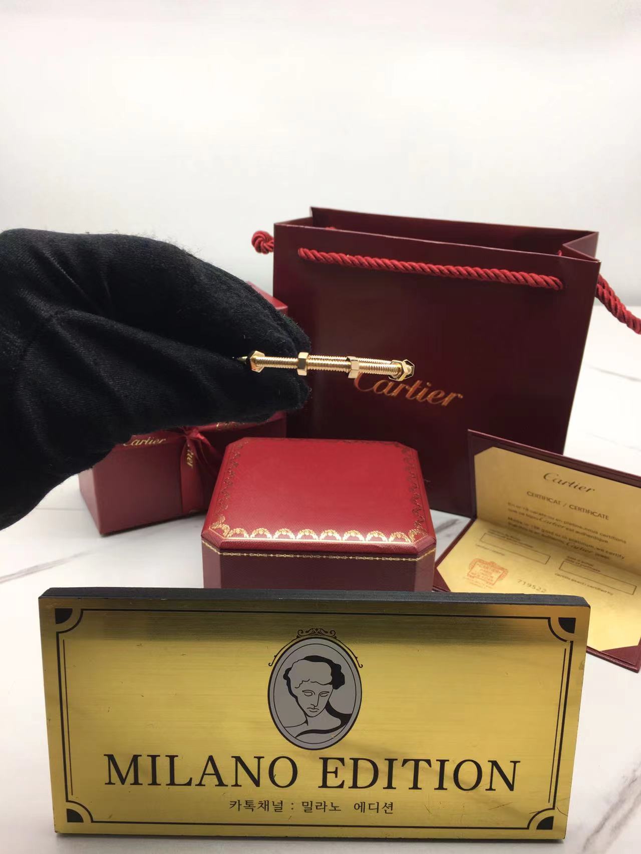 까르띠에 cartier 저스트앵끌루 목걸이 (옐로우골드)